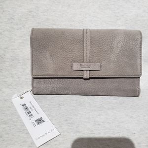 Hammitt Gray Leather Clutch